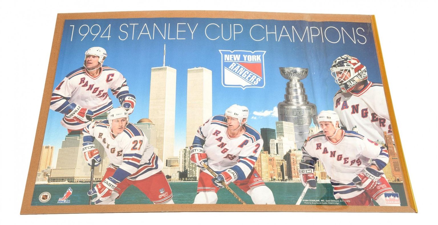 Hitiques — 1994 Stanley Cup Champions New York Rangers Poster 